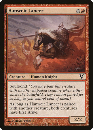 Hanweir Lancer [Avacyn Restored] | Good Games North