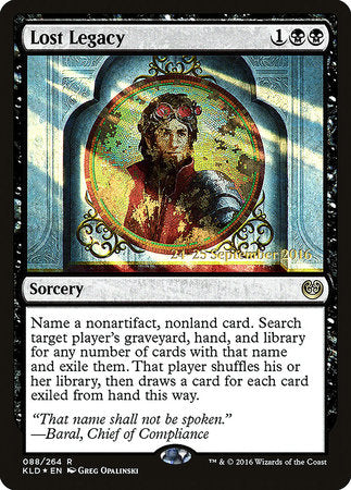 Lost Legacy [Kaladesh Promos] | Good Games North
