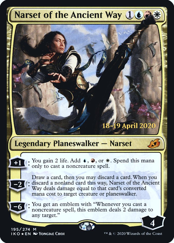 Narset of the Ancient Way  [Ikoria: Lair of Behemoths Prerelease Promos] | Good Games North
