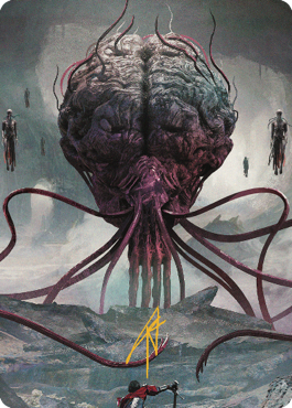 Elder Brain Art Card (Gold-Stamped Signature) [Commander Legends: Battle for Baldur's Gate Art Series] | Good Games North