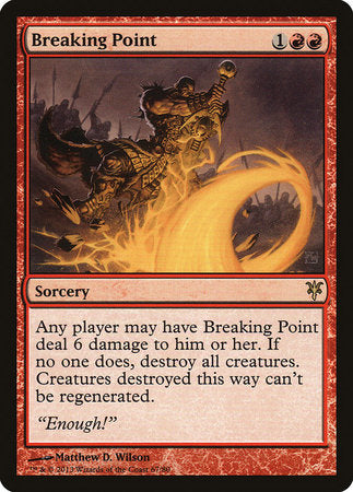 Breaking Point [Duel Decks: Sorin vs. Tibalt] | Good Games North