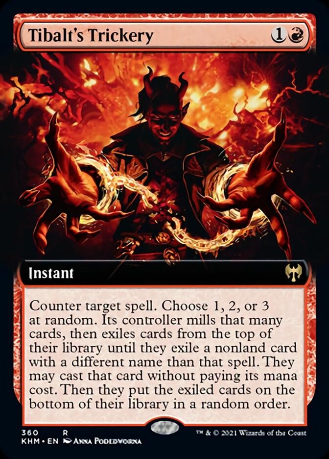 Tibalt's Trickery (Extended Art) [Kaldheim] | Good Games North