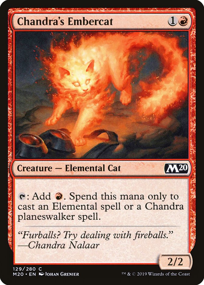 Chandra's Embercat [Core Set 2020] | Good Games North