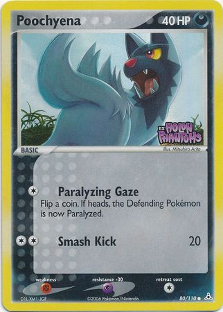 Poochyena (80/110) (Stamped) [EX: Holon Phantoms] | Good Games North