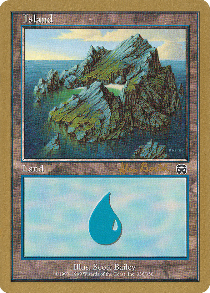 Island (ab336) (Alex Borteh) [World Championship Decks 2001] | Good Games North