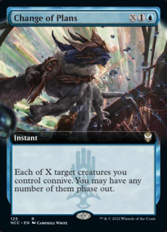 Change of Plans (Extended Art) [Streets of New Capenna Commander] | Good Games North