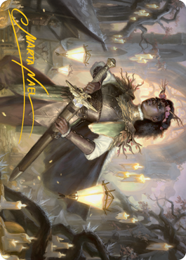 Sungold Sentinel Art Card (Gold-Stamped Signature) [Innistrad: Midnight Hunt Art Series] | Good Games North