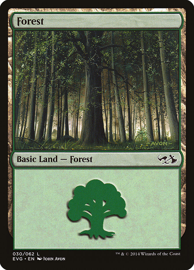 Forest (30) (Elves vs. Goblins) [Duel Decks Anthology] | Good Games North