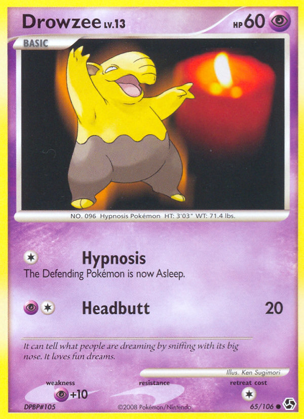 Drowzee (65/106) [Diamond & Pearl: Great Encounters] | Good Games North