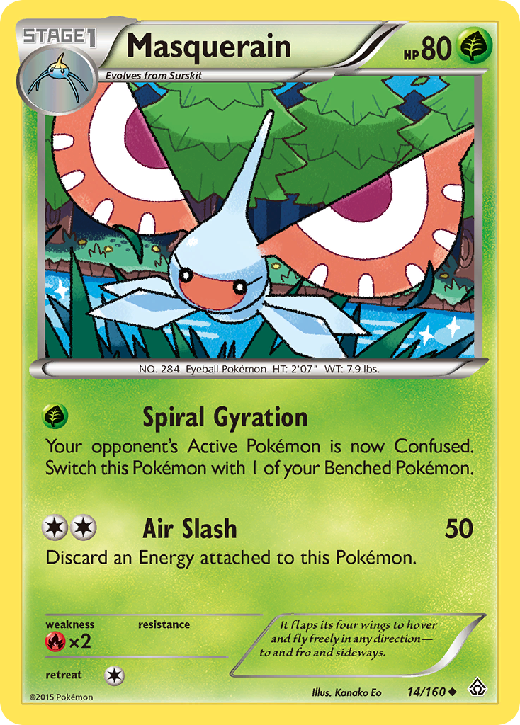 Masquerain (14/160) [XY: Primal Clash] | Good Games North