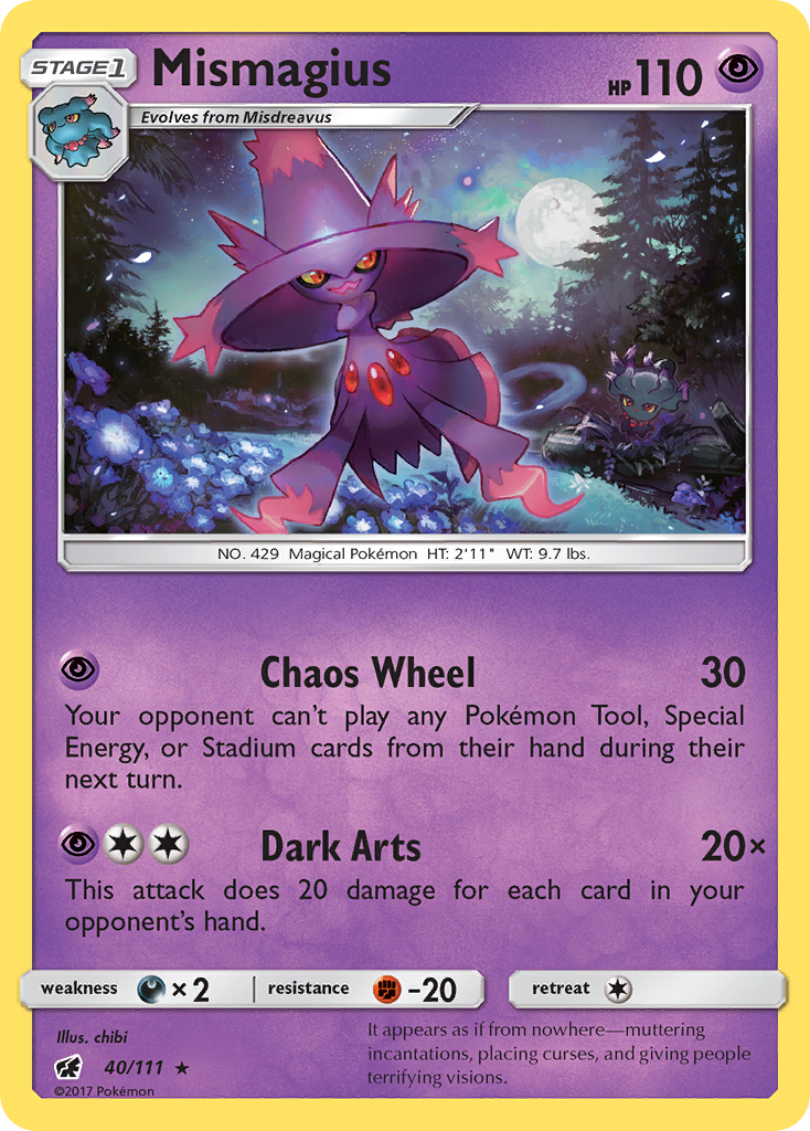 Mismagius (40/111) [Sun & Moon: Crimson Invasion] | Good Games North
