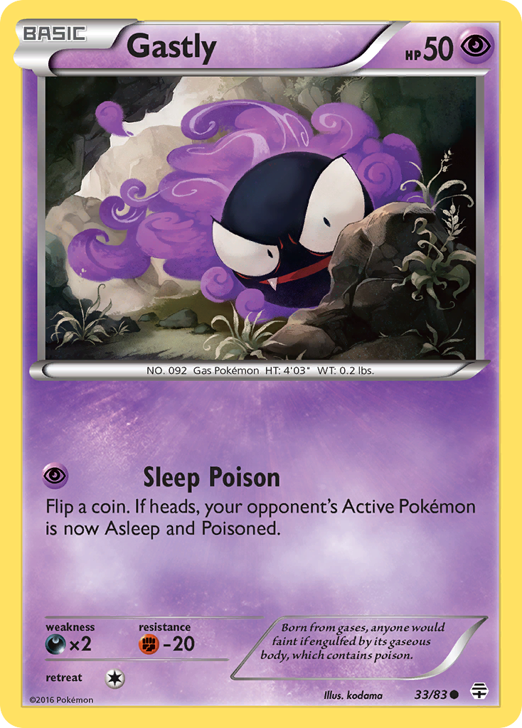 Gastly (33/83) [XY: Generations] | Good Games North