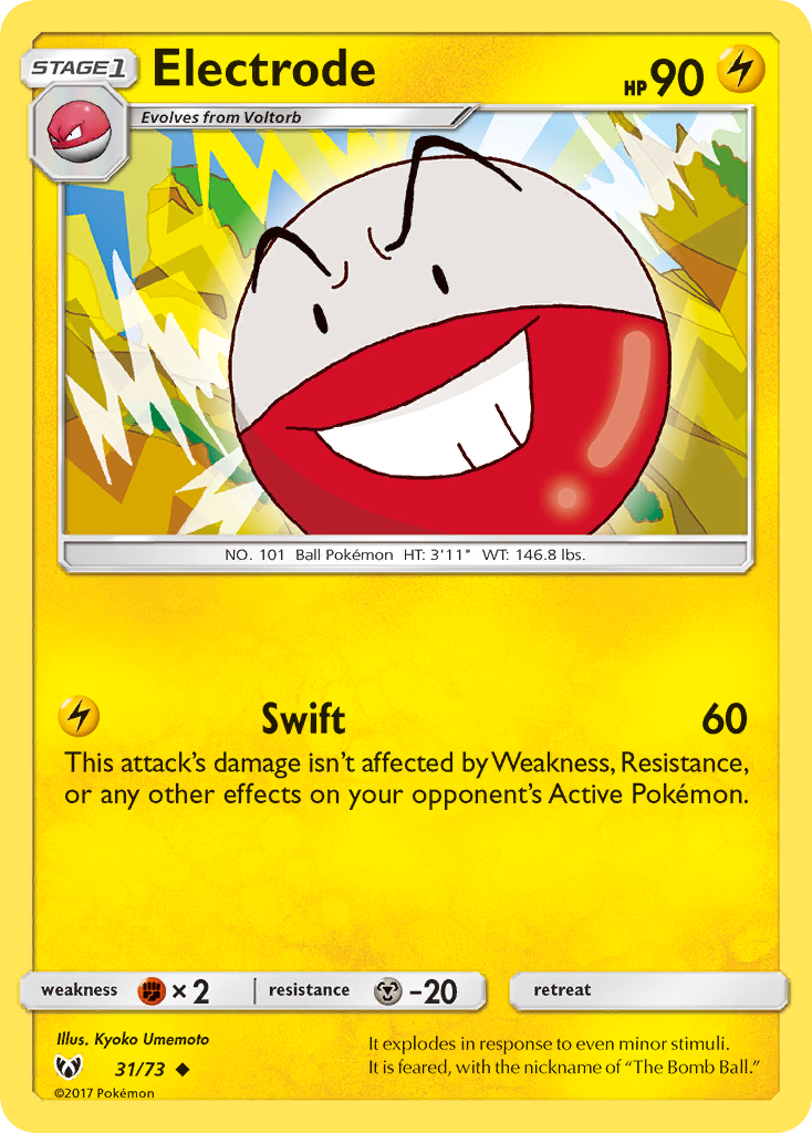 Electrode (31/73) [Sun & Moon: Shining Legends] | Good Games North