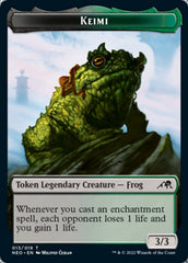 Samurai // Keimi Double-sided Token [Kamigawa: Neon Dynasty Tokens] | Good Games North