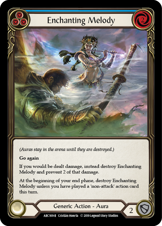 Enchanting Melody (Blue) [ARC169-R] 1st Edition Rainbow Foil | Good Games North