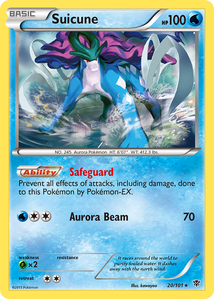 Suicune (20/101) [Black & White: Plasma Blast] | Good Games North