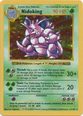 Nidoking (11/102) [Base Set Shadowless Unlimited] | Good Games North