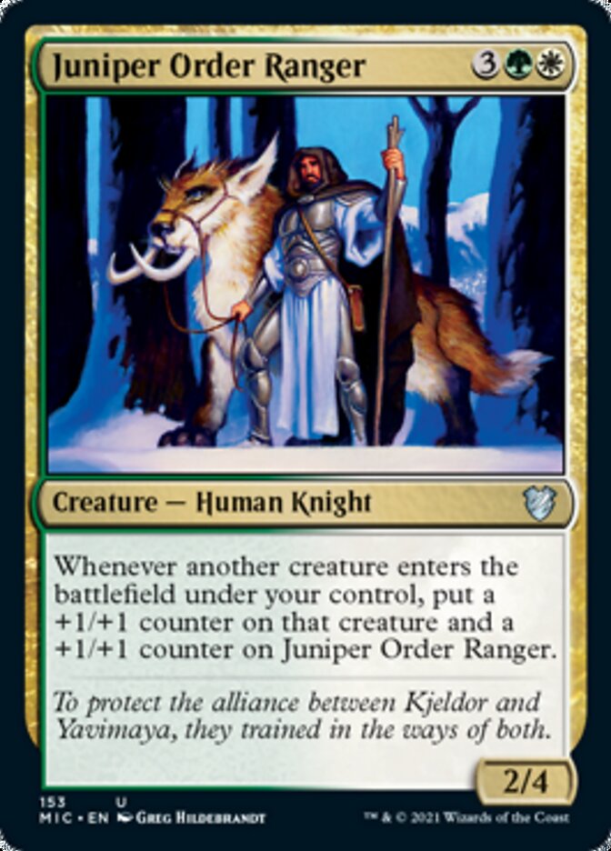 Juniper Order Ranger [Innistrad: Midnight Hunt Commander] | Good Games North