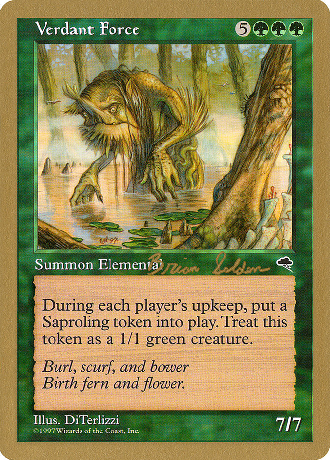 Verdant Force (Brian Selden) [World Championship Decks 1998] | Good Games North