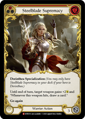 Steelblade Supremacy [U-WTR119] (Welcome to Rathe Unlimited)  Unlimited Rainbow Foil | Good Games North