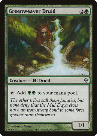 Greenweaver Druid [Zendikar] | Good Games North