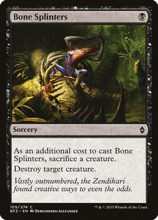Bone Splinters [Battle for Zendikar] | Good Games North