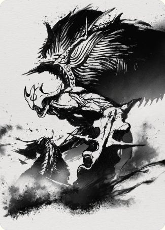 Phyrexian Vindicator 2 Art Card [Phyrexia: All Will Be One Art Series] | Good Games North