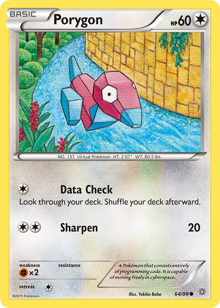 Porygon (64/98) [XY: Ancient Origins] | Good Games North