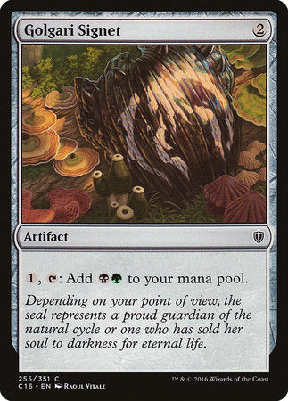 Golgari Signet [Commander 2016] | Good Games North