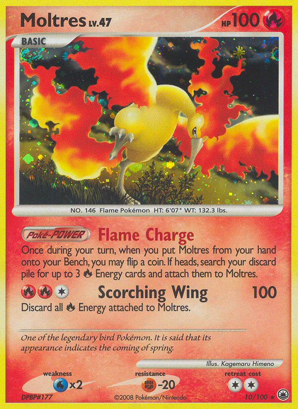 Moltres (10/100) [Diamond & Pearl: Majestic Dawn] | Good Games North