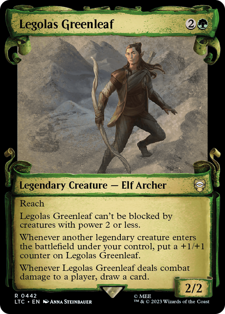 Legolas Greenleaf [The Lord of the Rings: Tales of Middle-Earth Commander Showcase Scrolls] | Good Games North