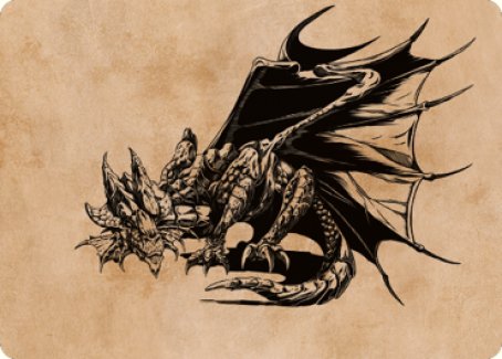 Ancient Copper Dragon Art Card (52) [Commander Legends: Battle for Baldur's Gate Art Series] | Good Games North