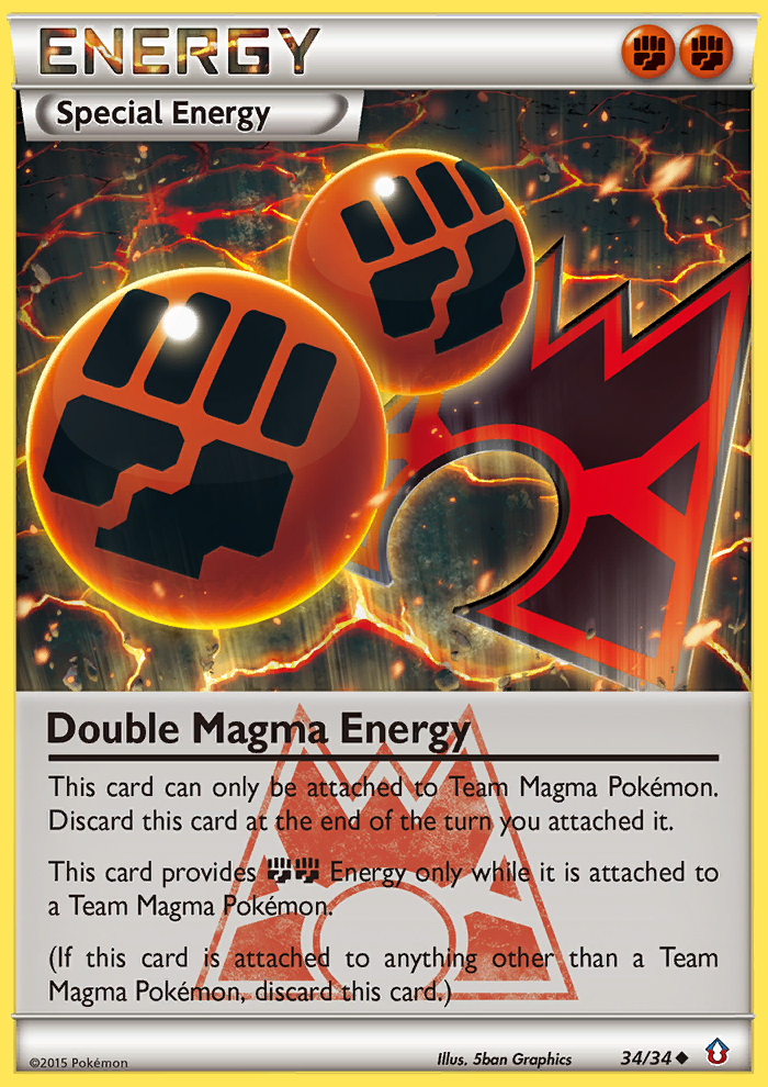 Double Magma Energy (34/34) [XY: Double Crisis] | Good Games North