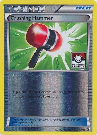 Crushing Hammer (34/39) (League Promo) [XY: Kalos Starter Set] | Good Games North