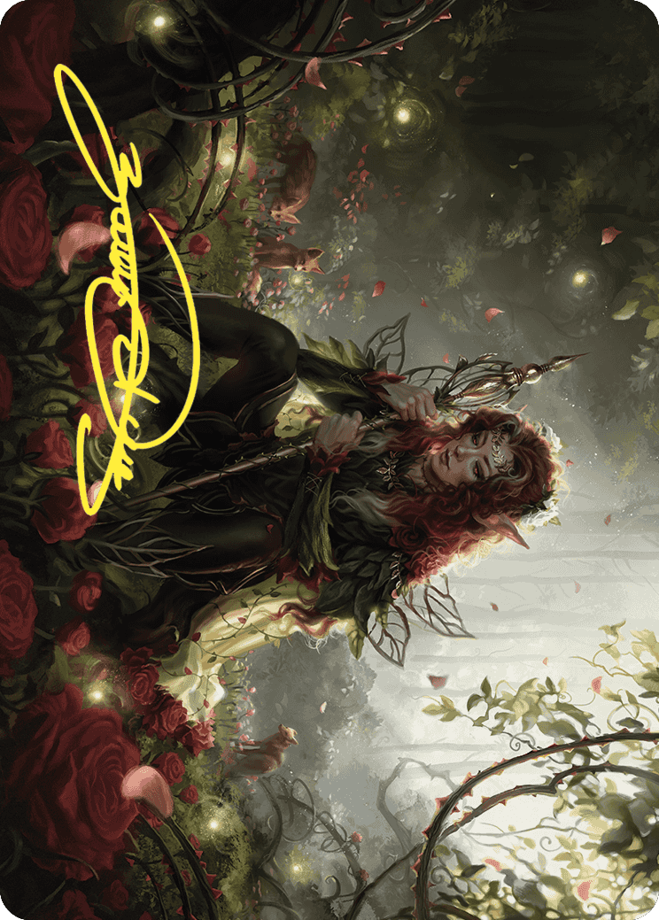 Yenna, Redtooth Regent Art Card (Gold-Stamped Signature) [Wilds of Eldraine Art Series] | Good Games North