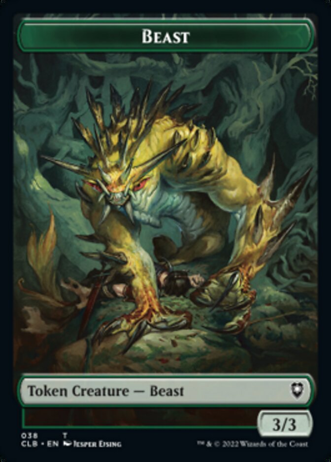Satyr // Beast Double-sided Token [Commander Legends: Battle for Baldur's Gate Tokens] | Good Games North