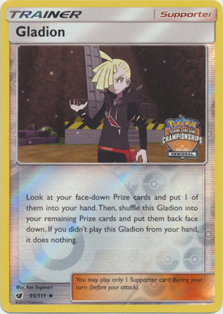 Gladion (95/111) (Regional Championship Promo) [Sun & Moon: Crimson Invasion] | Good Games North