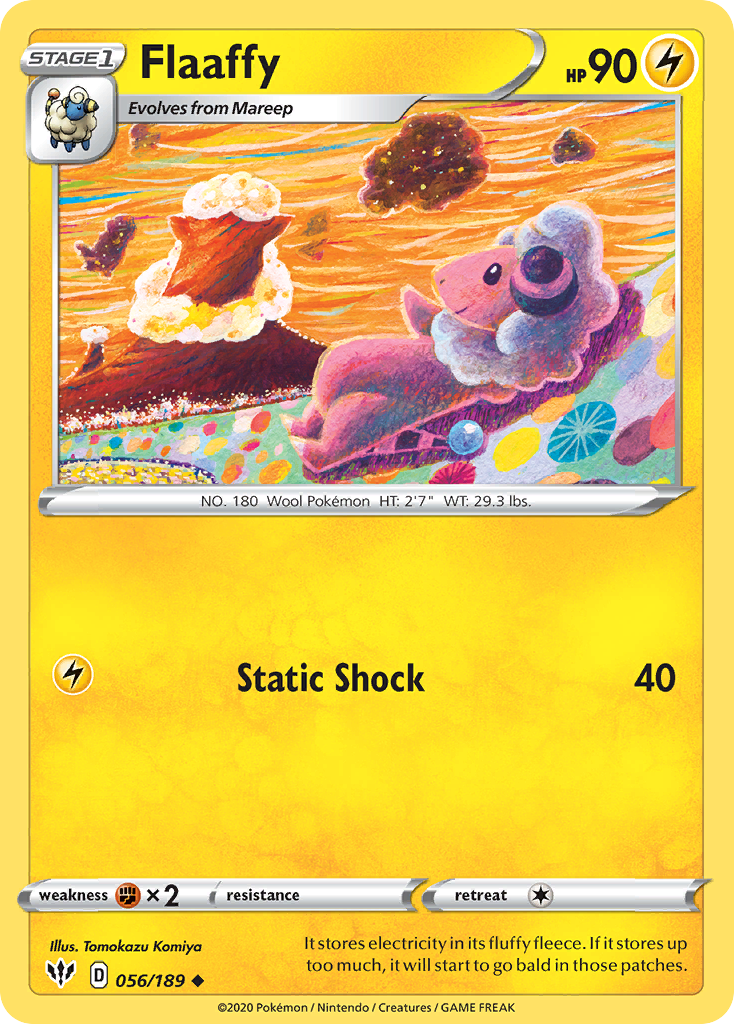 Flaaffy (056/189) [Sword & Shield: Darkness Ablaze] | Good Games North