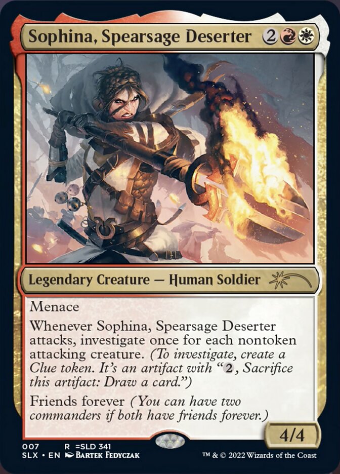 Sophina, Spearsage Deserter [Secret Lair: Universes Within] | Good Games North