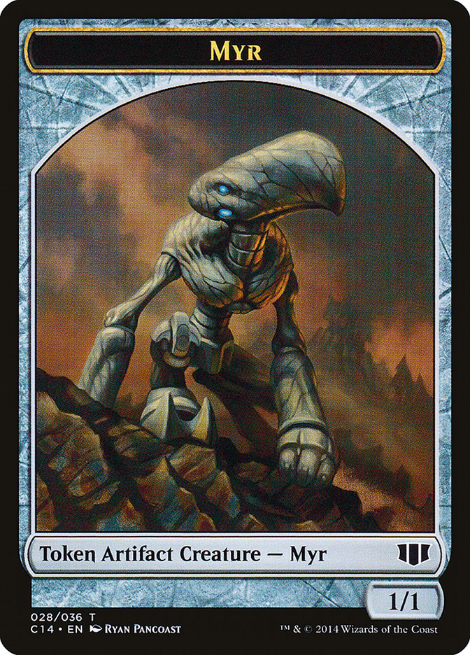 Myr // Pentavite Double-sided Token [Commander 2014 Tokens] | Good Games North