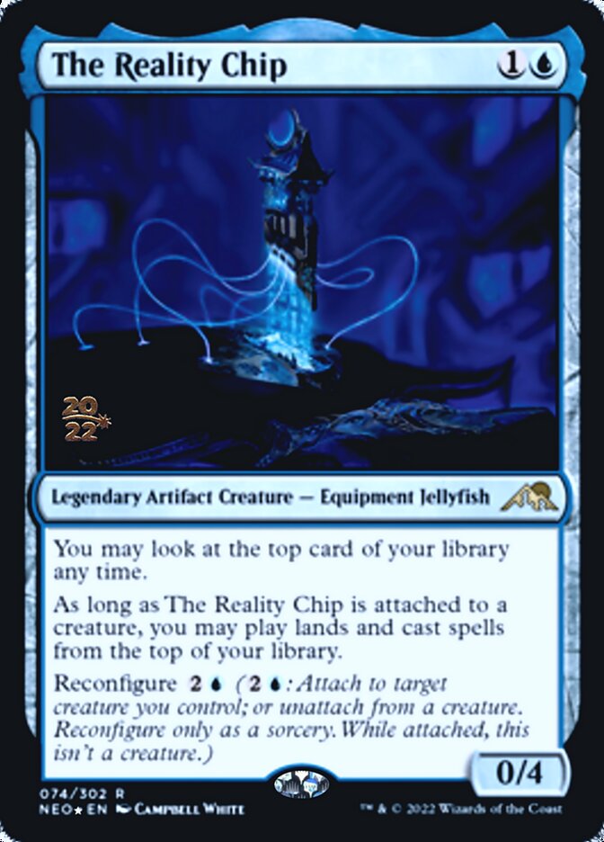 The Reality Chip [Kamigawa: Neon Dynasty Prerelease Promos] | Good Games North