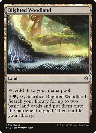 Blighted Woodland [Battle for Zendikar] | Good Games North