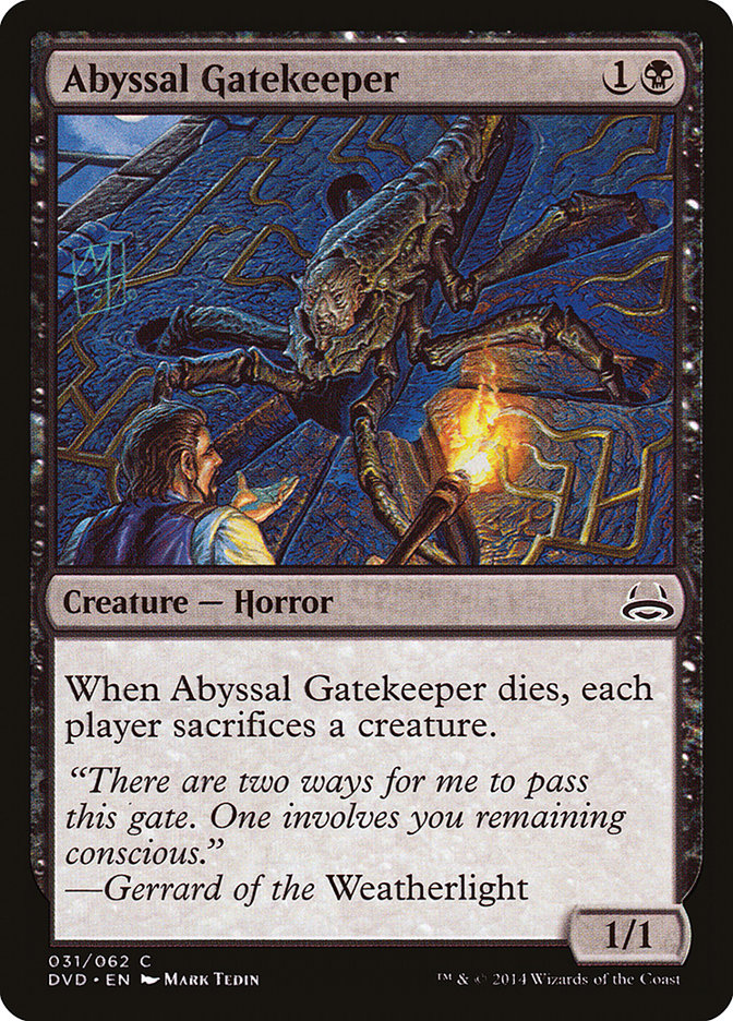 Abyssal Gatekeeper (Divine vs. Demonic) [Duel Decks Anthology] | Good Games North