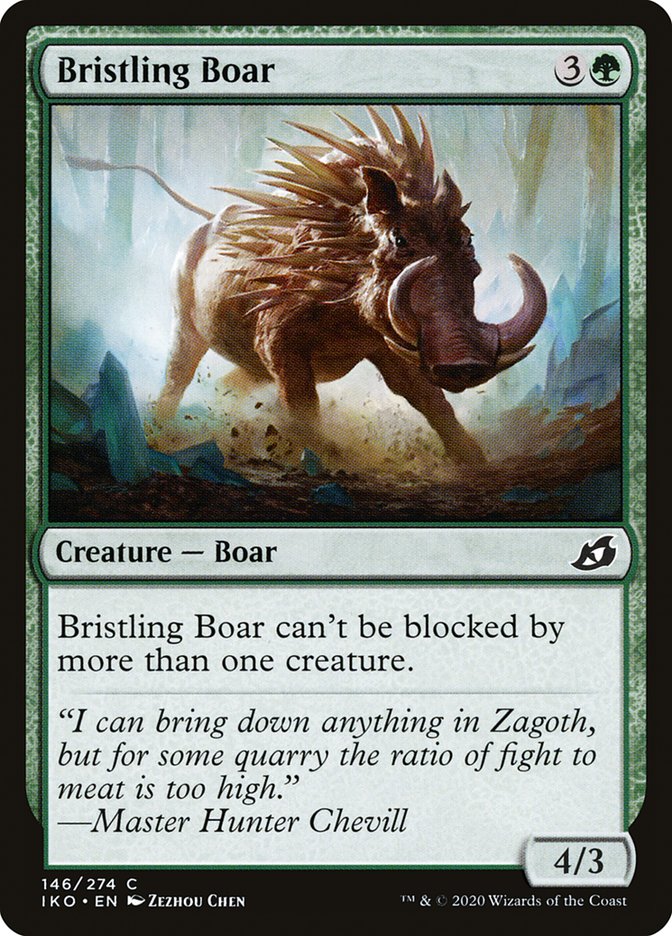 Bristling Boar [Ikoria: Lair of Behemoths] | Good Games North