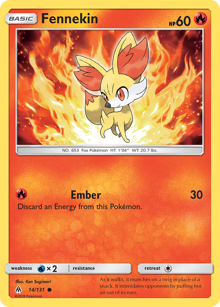 Fennekin (14/131) [Sun & Moon: Forbidden Light] | Good Games North