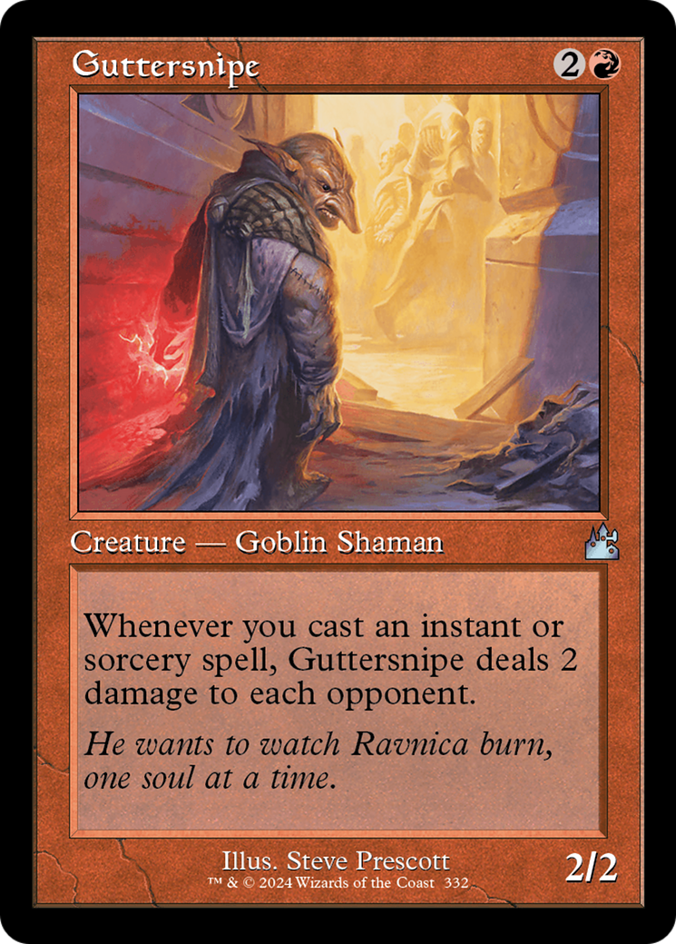 Guttersnipe (Retro Frame) [Ravnica Remastered] | Good Games North