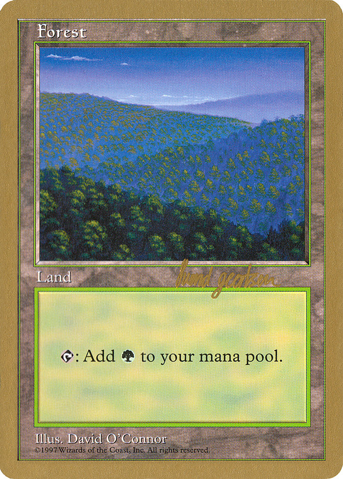 Forest (418) (Svend Geertsen) [World Championship Decks 1997] | Good Games North
