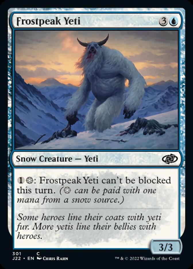 Frostpeak Yeti [Jumpstart 2022] | Good Games North