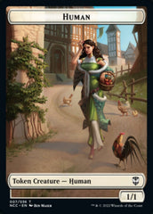Eldrazi Spawn // Human Double-sided Token [Streets of New Capenna Commander Tokens] | Good Games North