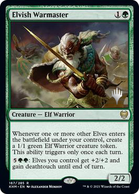 Elvish Warmaster [Kaldheim Promo Pack] | Good Games North